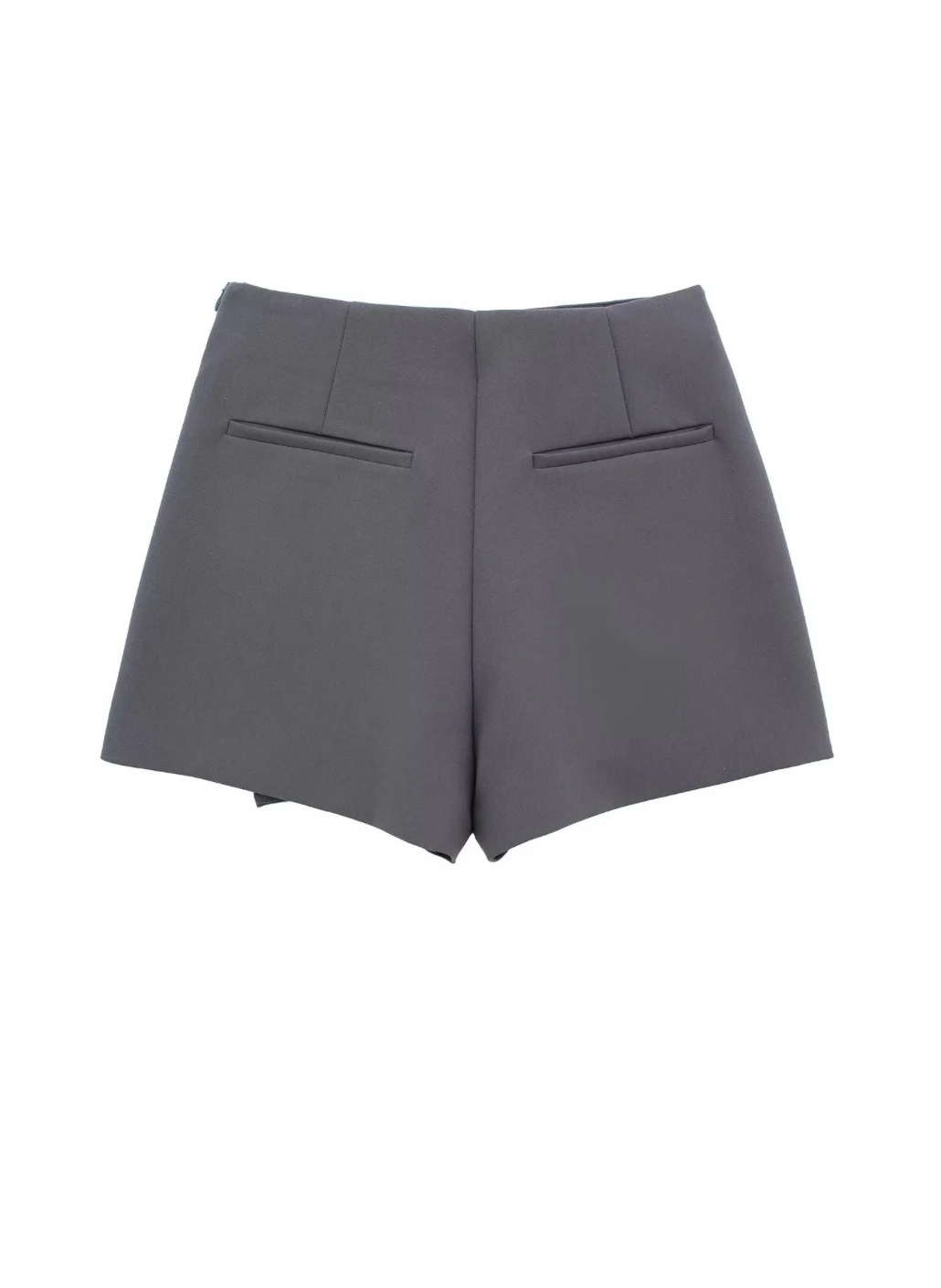 Falda short gris oxford