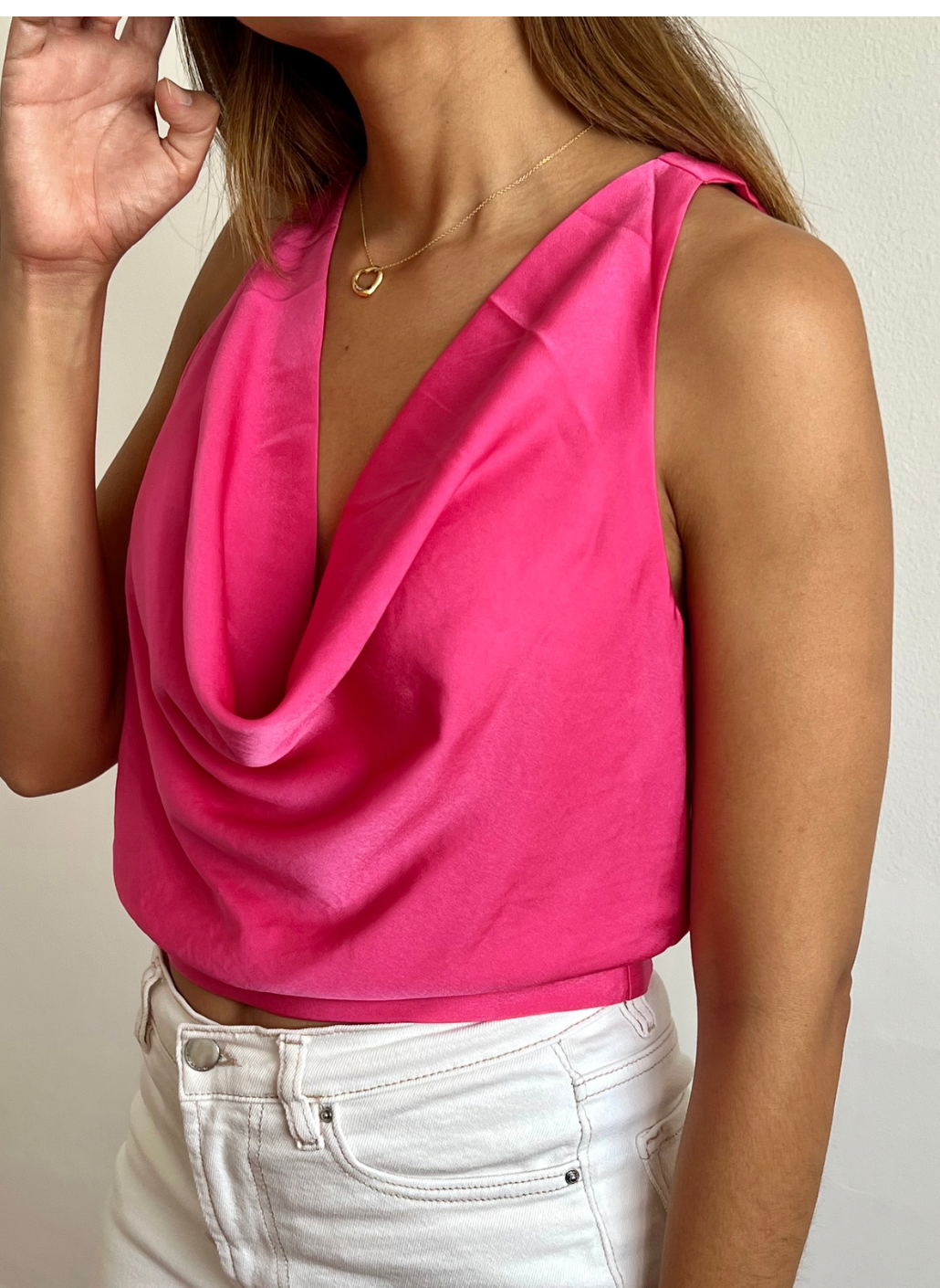 Blusa Satin rosa