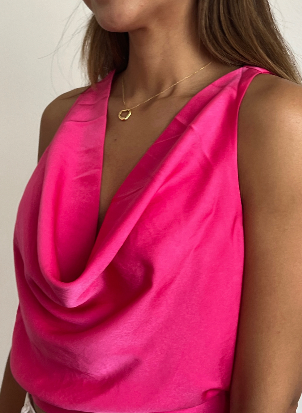 Blusa Satin rosa